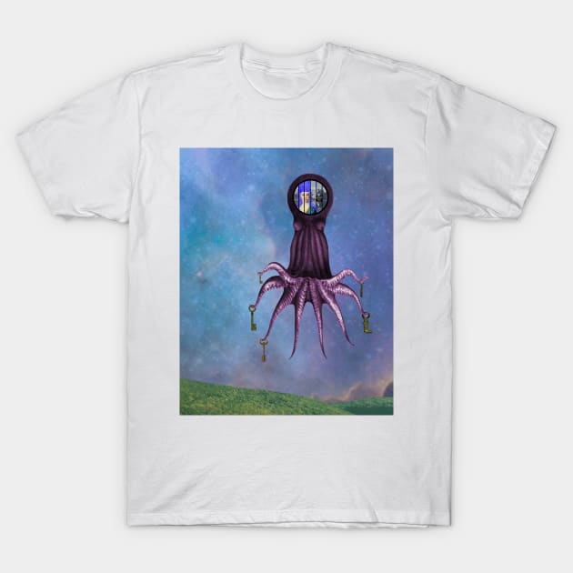 Tentacle Journey T-Shirt by Loveday101